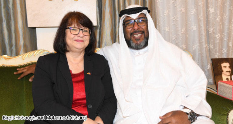Birgit Hobaugh and Mohamed Alsharqi – Bahraini German International Services