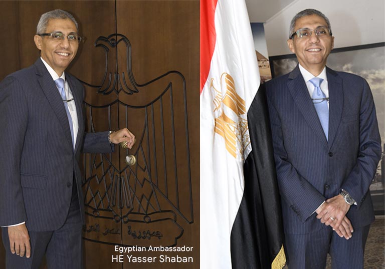 Bahrain Egyptian Ambassador HE Yasser Shaban