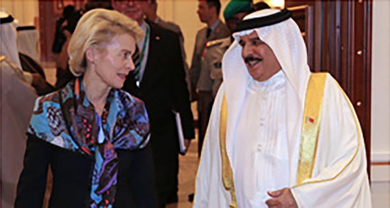 German Defence Minister, Ursula von der Leyen at Manama Dialogue