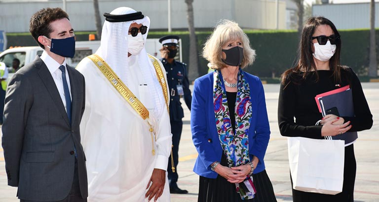 Maggie Nardi U.S. Embassy Bahrain Paving the Way - Bahrain This Month
