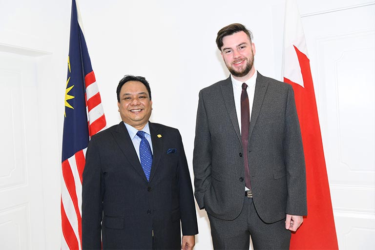 Malaysian Ambassador to the Kingdom of Bahrain, Shazryll Zahiran,