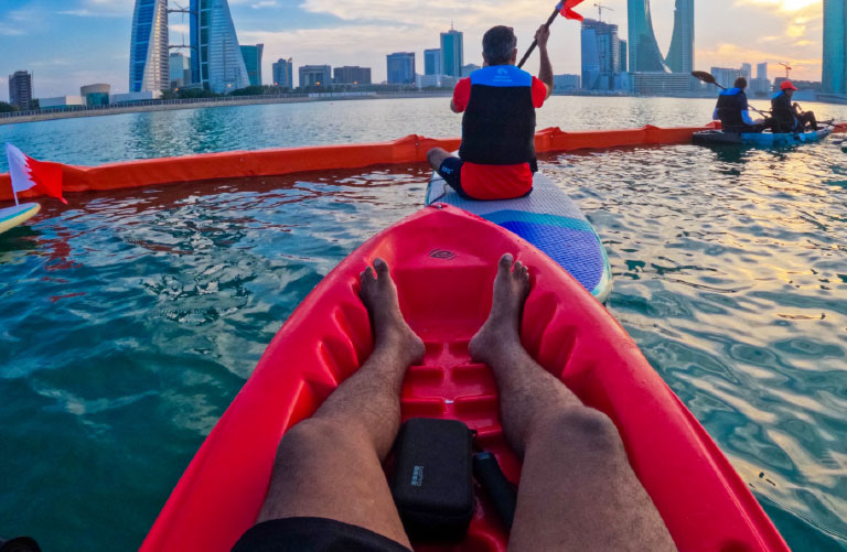 Paddle at Bahrain Bay