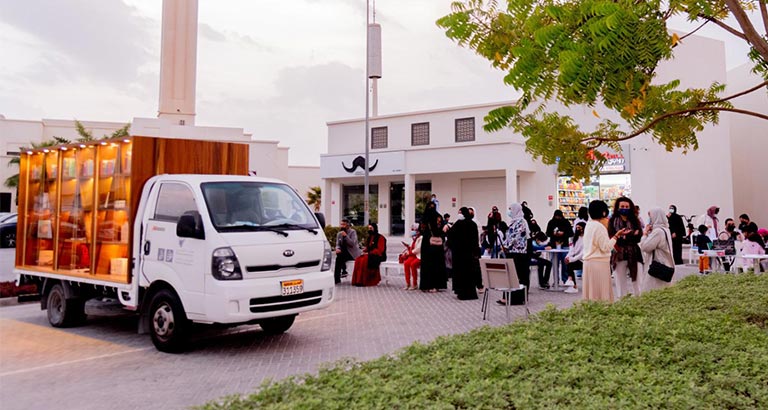 bahrain library on wheels