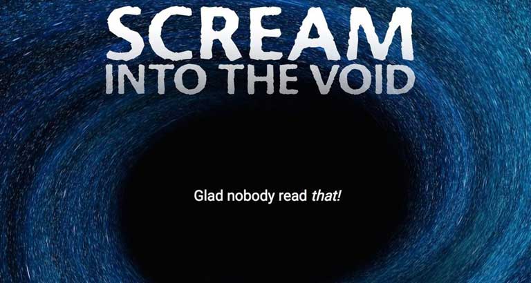 screamintothevoid.com