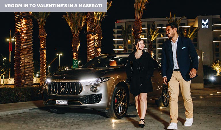 Maserati to a romantic dinner at Vida Bahrain’s