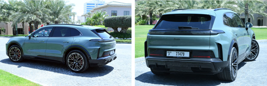Porsche Cayenne Turbo Electric test drive in Bahrain