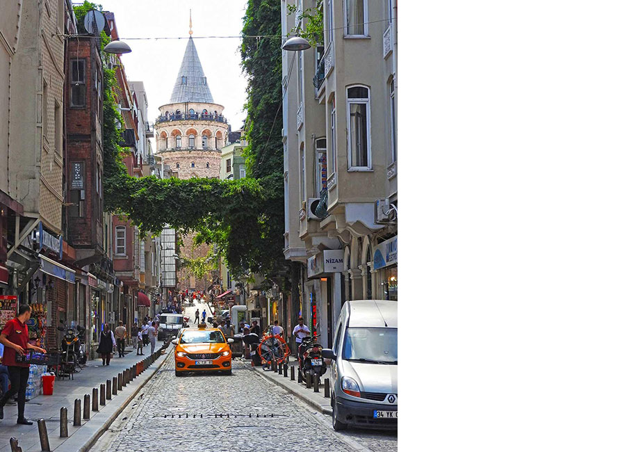 Istanbul Bosphorus and historic landmarks