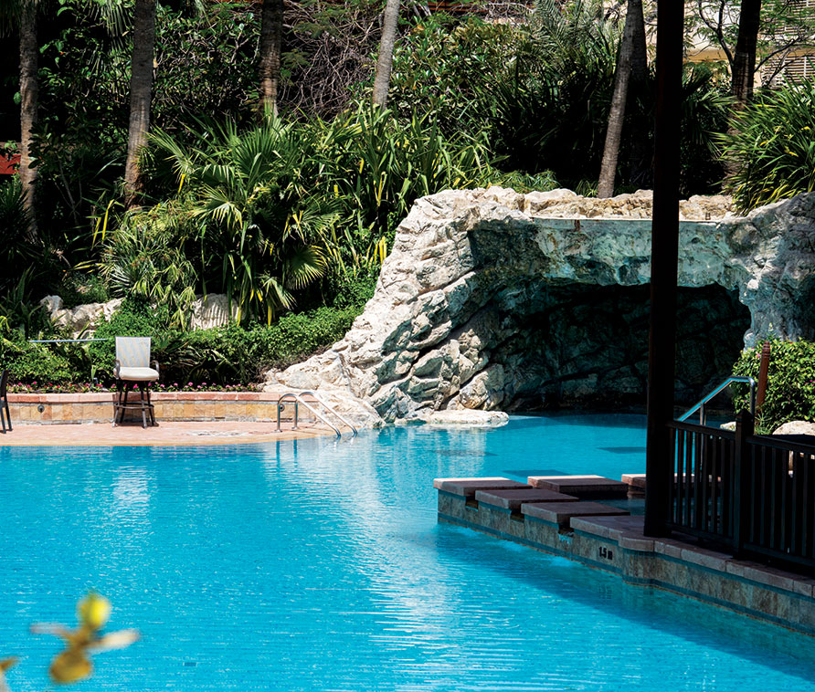 Poolside leisure at Gulf Hotel Bahrain