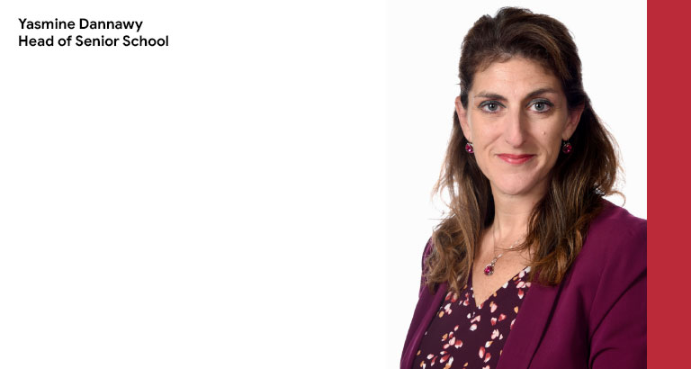 Yasmine Dannawy, Head of Senior School at Nadeen School