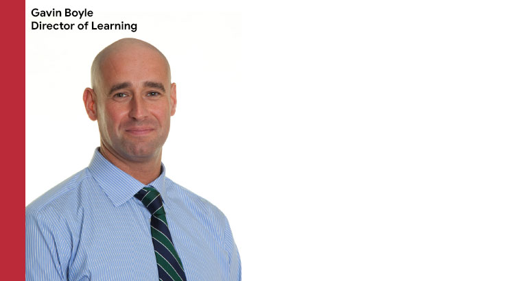 Gavin Boyle, Director of Learning at Nadeen School