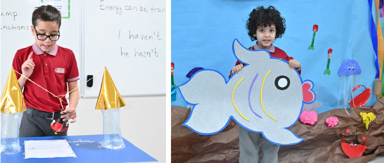 Pupils learning at Canadian School Bahrain