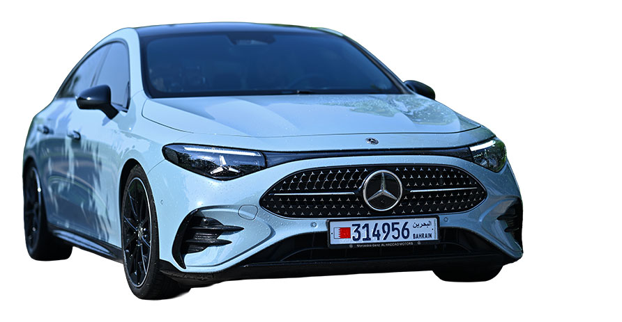 Mercedes-Benz CLA shark-nose front design