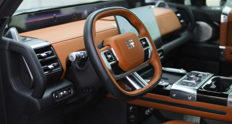 Jetour G700 digital dashboard and touchscreen