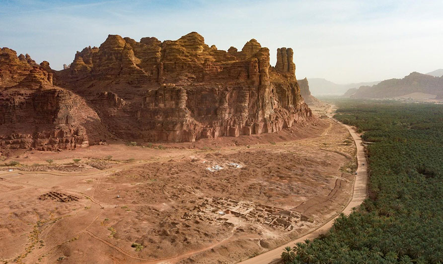 Ancient archaeological site of Dadan in AlUla