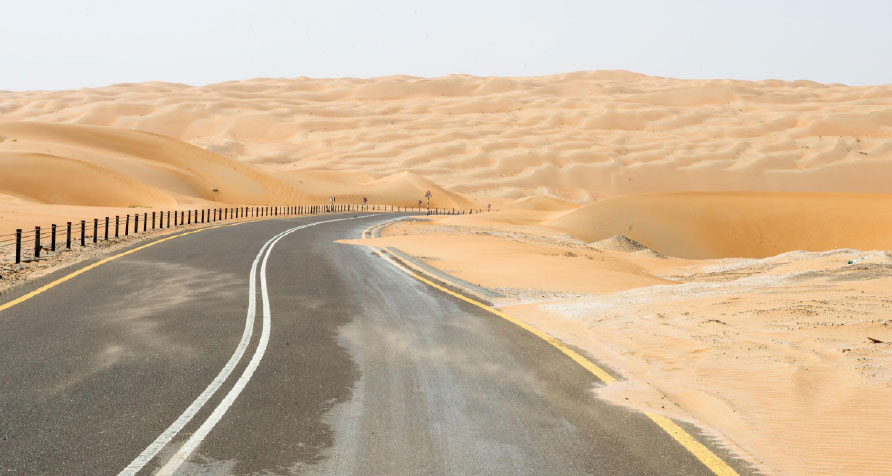 Bahrain to Liwa UAE desert road trip