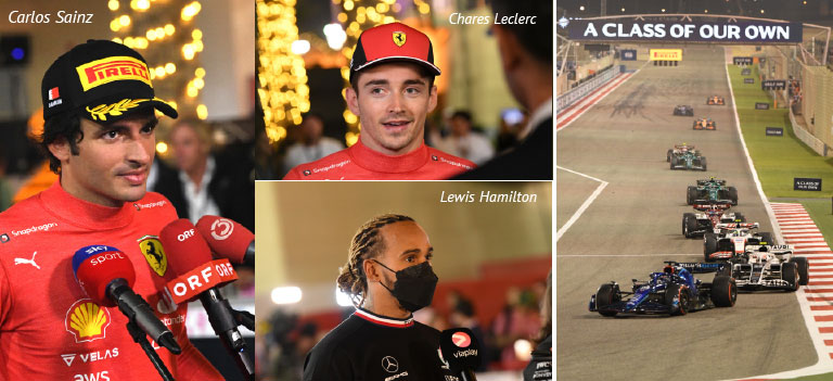 Charles Leclerc wins 2022 Bahrain Grand Prix