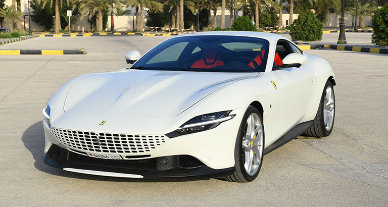 Ferrari Roma test drive in Bahrain