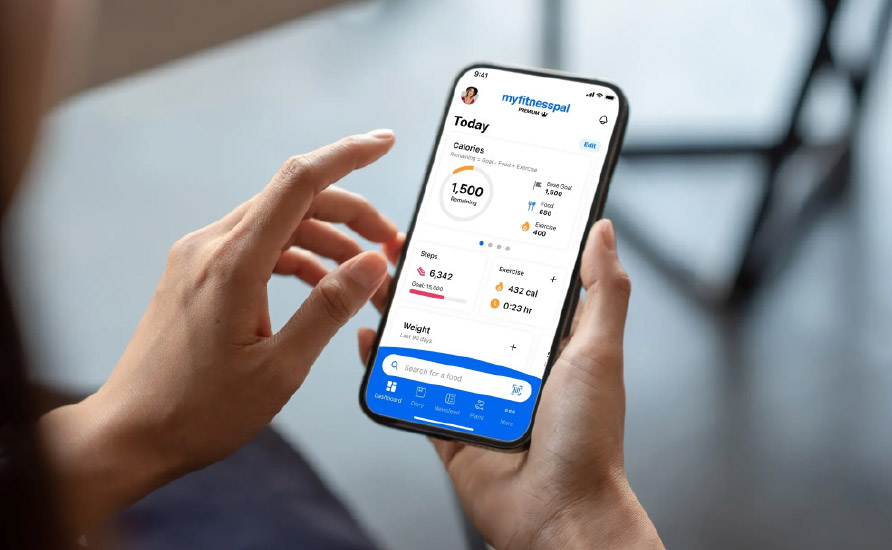 MyFitnessPal nutrition and calorie tracking app
