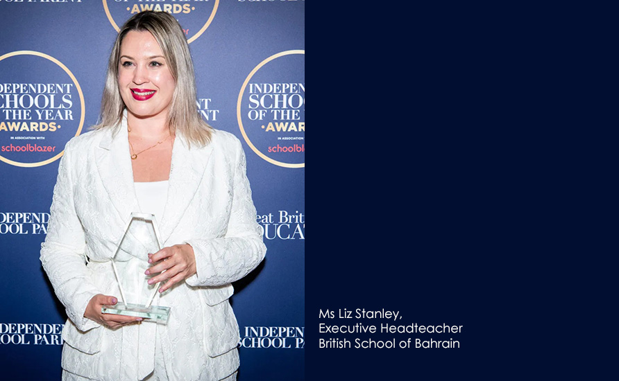 Liz Stanley, Executive Headteacher of the British School of Bahrain