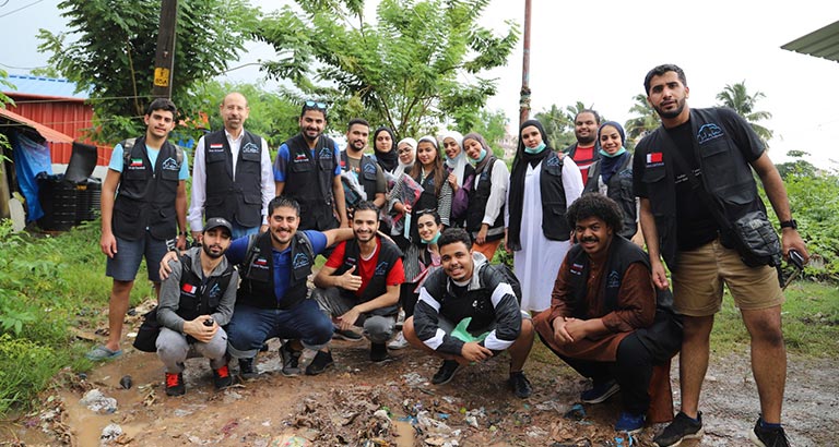 AGU Volunteers Return after Successful Humanitarian Visit to Kerala 