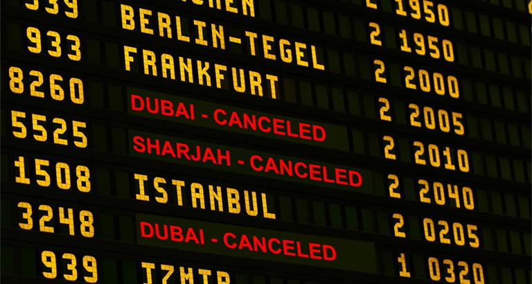 Bahrain orders temporary suspension of flights 