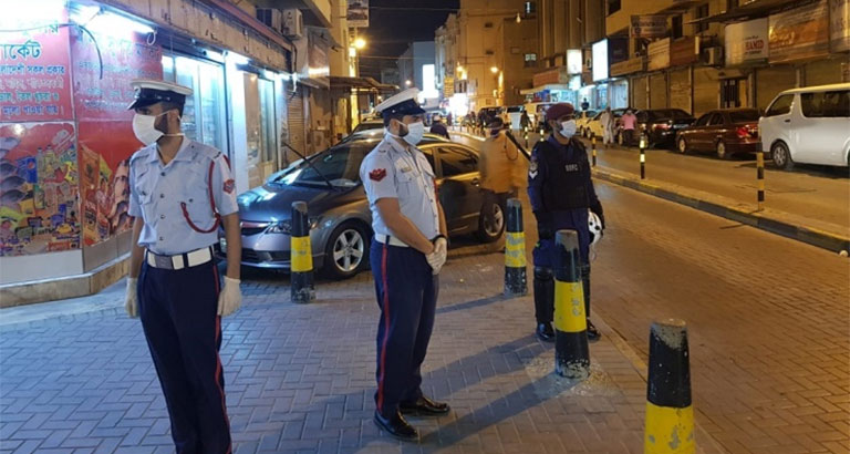 Police Deployed Across Bahrain for coronavirus 