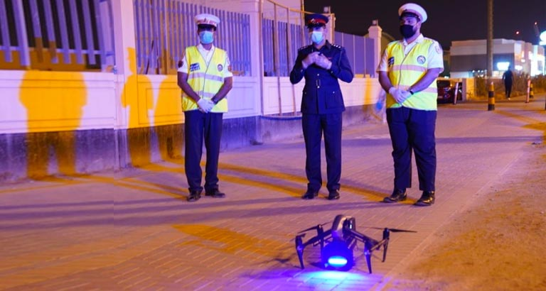Drone Introduced in Bahrain to Promote Traffic Safety 
