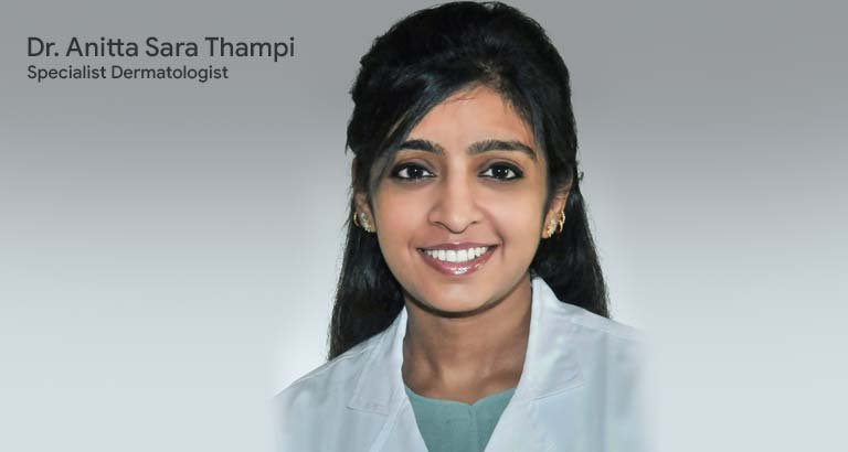 Dr. Anitta Sara Thampi  Specialist Dermatologist 