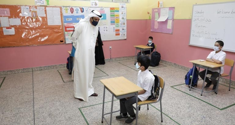 Education Minister Visits Schools Across Bahrain After Reopening 