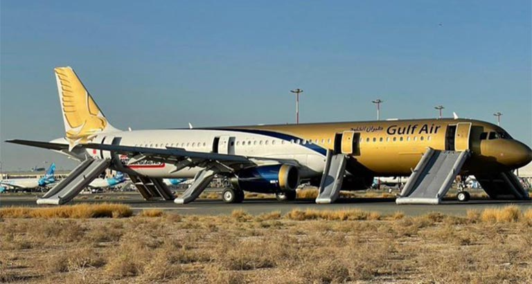 Gulf Air flight safely evacuated after difficult landing in Kuwait 