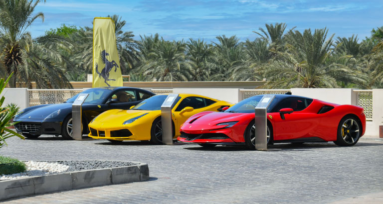 The new Ferrari 296 GTB in Bahrain by euro motoros bahrain