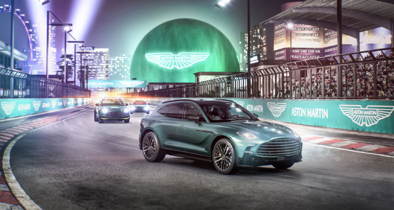 Aston Martin Supercar of SUVs Unleashed on Las Vegas Strip Circuit