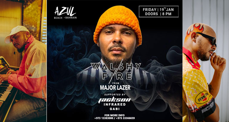 DJ Walshy Fire of Major Lazer to Perform in Bahrain 