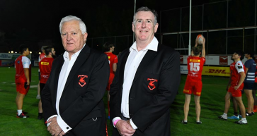 Mike Cunningham - BRFC Chairman and Michael Stapleton - BRFC President