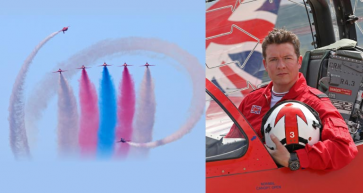 Royal Air Force Red Arrows in Bahrain