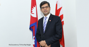 His Excellency Tirtha Raj Wagle, The Ambassador of Nepal to Bahrain Representing the People of Nepal